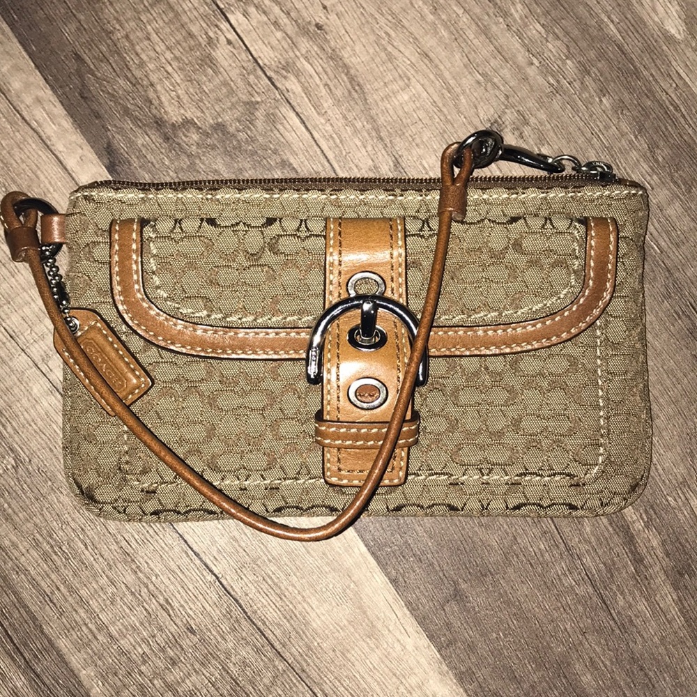 Vintage Coach Wristlet